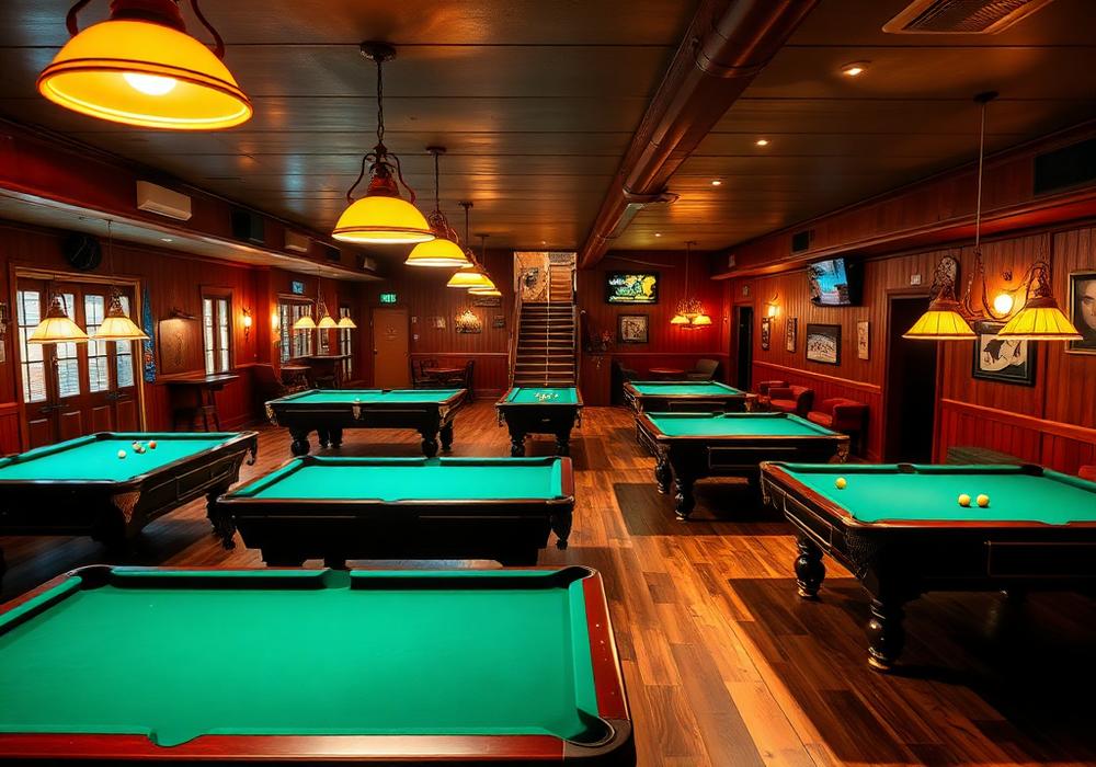 Notre salle de billard